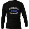 NETBALL DAD LOUD PROUD BLACK LONG
