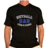 NETBALL DAD LOUD PROUD BLACK V