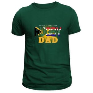Rugby Dad SA Flag T-Shirt