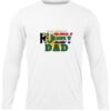 RUGBY DAD SA FLAG WHITE LONG