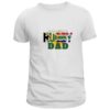 RUGBY DAD SA FLAG WHITE ROUND