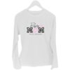 RUGBY MOM PROUD SUPPORTER WHITE LONG
