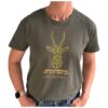 SPRINGBOK GLITTER ON KHAKI ROUND